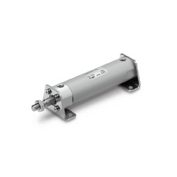 SMC CG1K-Z Series Air Cylinder, Round Body, Double Acting, Non-Rotating, CDG1KBN40-200Z
