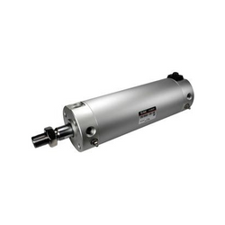 SMC CBG1 Series End-Lock Cylinder, Round Body, CDBG1BN20-75-HL