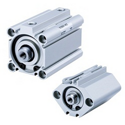 SMC CQ2B16-15D Compact Cylinder - Standard Type, 16 mm Bore, 15 mm Stroke, Through Hole Mounting Type