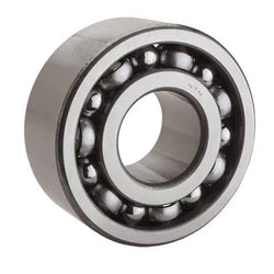 NTN 5202 Double Row Angular Contact Bearing - 15 mm Bore, 35 mm OD, 0.6250 in Width, Open, Without Snap Ring, 25 ° Contact Angle