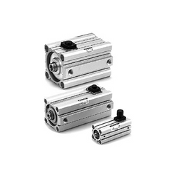SMC CBQ2 Series Compact End-Lock Cylinder , CDBQ2A40-75DCM-HN