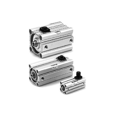 SMC CBQ2 Series Compact End-Lock Cylinder , CDBQ2A40-50DCM-HN